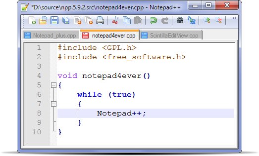 free download Notepad++ 8.5.6